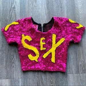 NEW Discount Universe Sequin Top